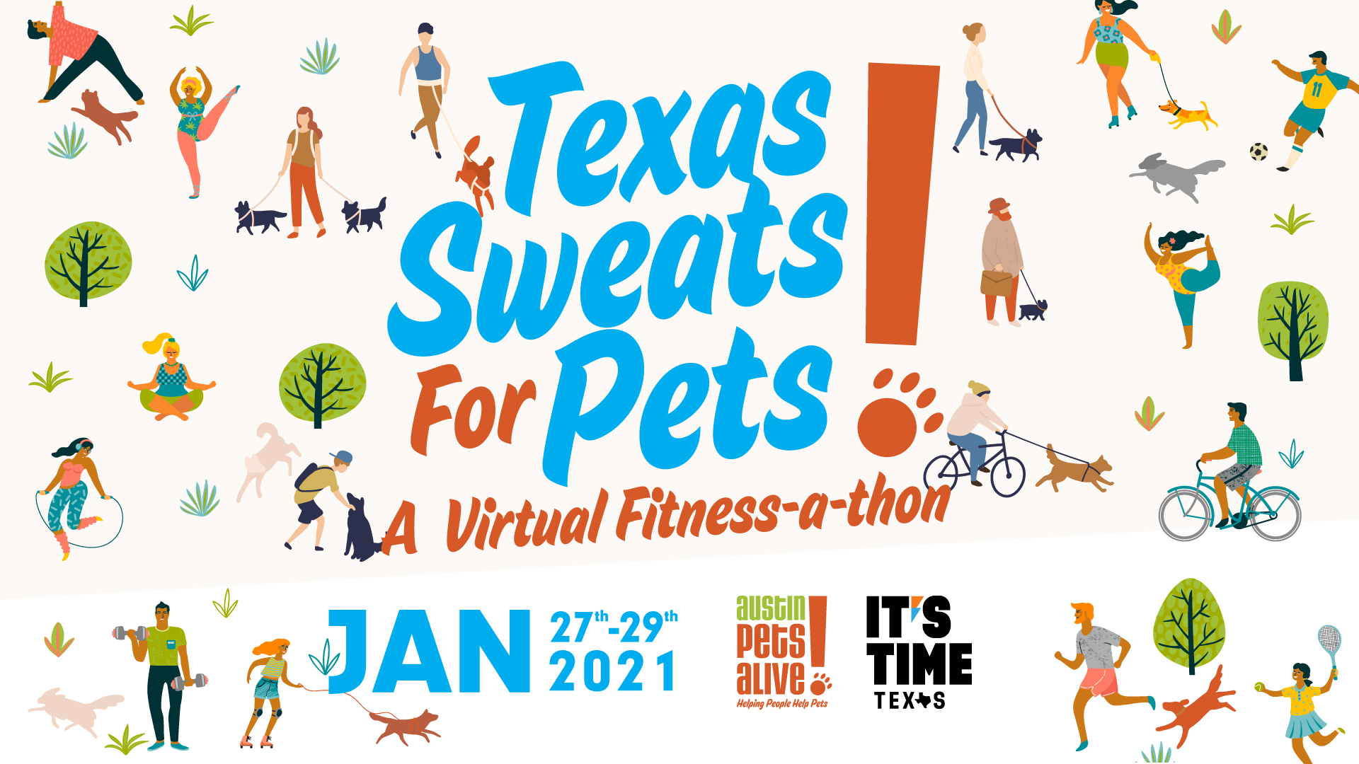 Texas Sweats for Pets - A Virtual Fitness-a-thon